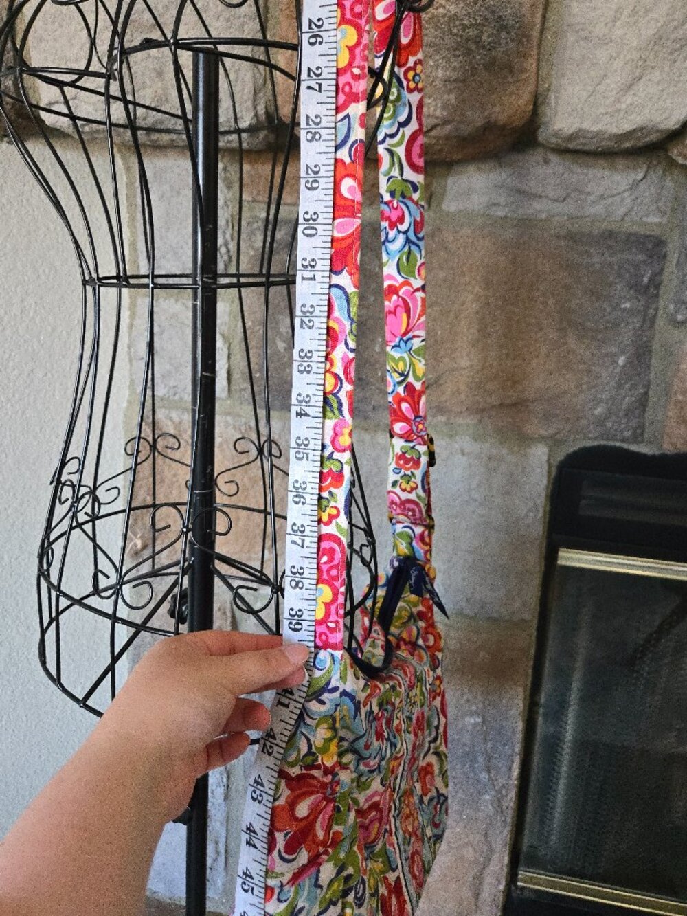 Vera Bradley Hope Garden Quilted Shoulder Hobo Bag - Picture 6 of 9
